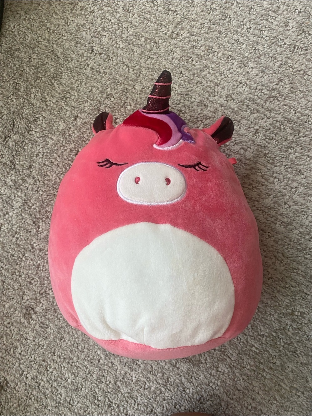 Small Pink Unicorn Stuff Animal Squishmallow Squishmallows Gal the Unicorn 7.5”